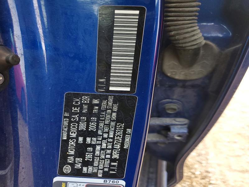 Продаж на аукціоні авто 2018 Kia Forte, vin: 3KPFL4A72JE263152, номер лоту: 62819886