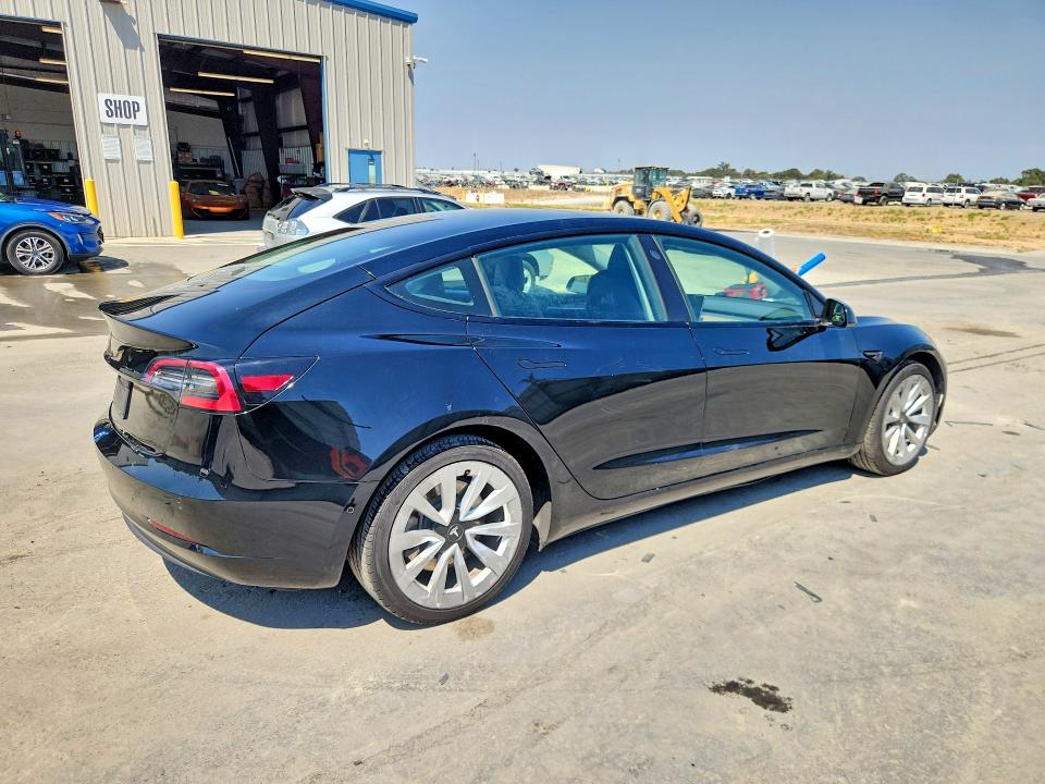2022 Tesla Model 3 მანქანა იყიდება აუქციონზე, vin: 5YJ3E1EA8NF191763, აუქციონის ნომერი: 63795136
