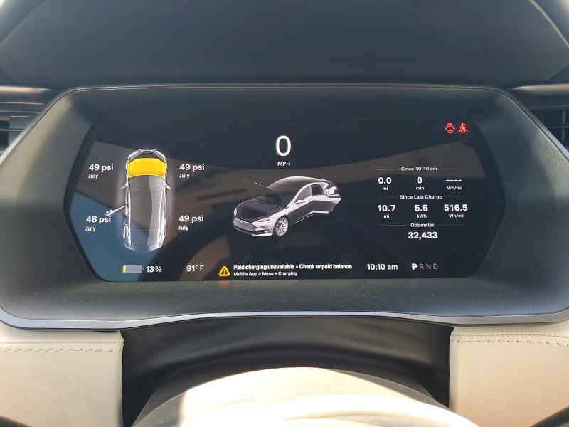 66216526 :رقم المزاد ، 5YJSA1E23KF302151 vin ، 2019 Tesla Model S مزاد بيع