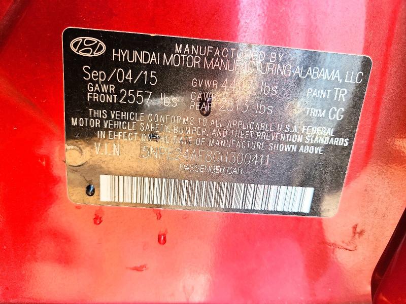 Aukcja sprzedaży 2016 Hyundai Sonata, vin: 5NPE24AF8GH300411, numer aukcji: 65660626