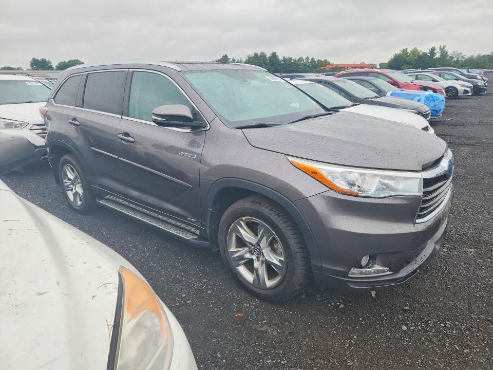 Продажа на аукционе авто 2016 Toyota Highlander Hybrid, vin: 5TDDCRFHXGS017471, номер лота: 64665516