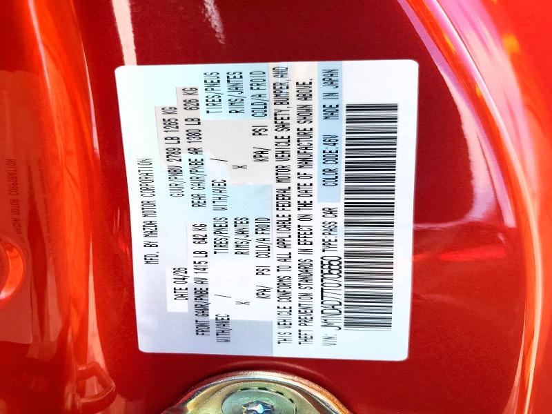 63553256 :رقم المزاد ، JM1NDAD77T0705650 vin ، 2026 Mazda Mx-5 Miata مزاد بيع