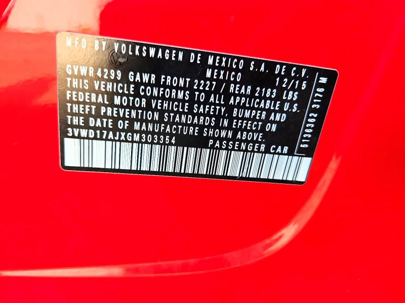Aukcja sprzedaży 2016 Volkswagen Jetta, vin: 3VWD17AJXGM303354, numer aukcji: 64485406