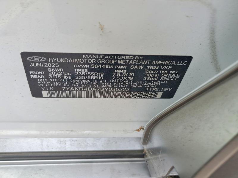 Продаж на аукціоні авто 2025 Hyundai Ioniq 5, vin: 7YAKR4DA7SY035222, номер лоту: 65040296