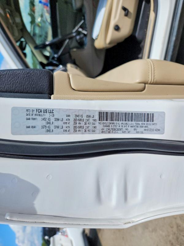 Aukcja sprzedaży 2019 Jeep Grand Cherokee, vin: 1C4RJFBG8KC669071, numer aukcji: 64102936