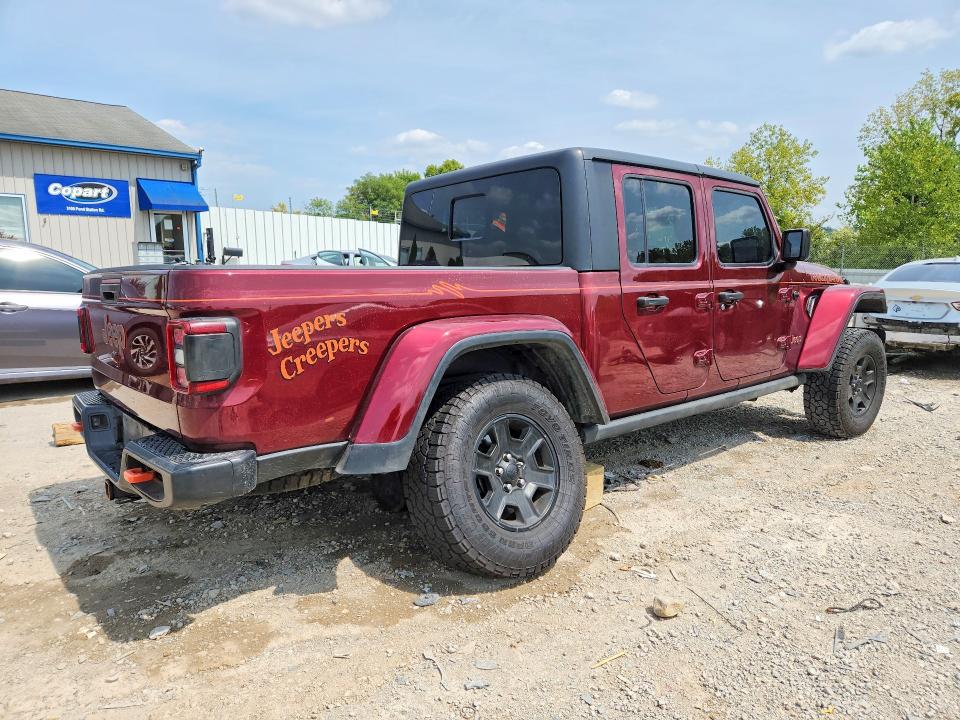 66194726 :رقم المزاد ، 1C6JJTEG3ML555822 vin ، 2021 Jeep Gladiator مزاد بيع