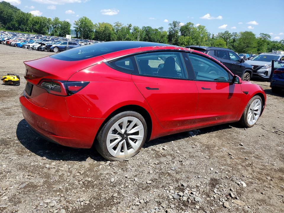 64383046 :رقم المزاد ، 5YJ3E1EAXPF483935 vin ، 2023 Tesla Model 3 مزاد بيع