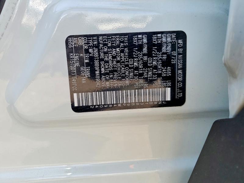 Aukcja sprzedaży 2023 Nissan Rogue, vin: JN8BT3BB9PW489042, numer aukcji: 67030746