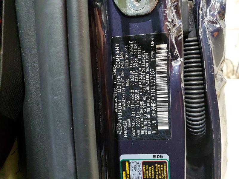2024 Hyundai Kona მანქანა იყიდება აუქციონზე, vin: KM8HBCAB1RU137187, აუქციონის ნომერი: 65017666