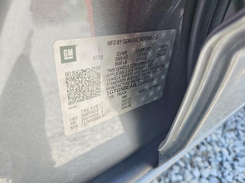 Aukcja sprzedaży 2020 Gmc Canyon, vin: 1GTG5BEA8L1105414, numer aukcji: 65461066