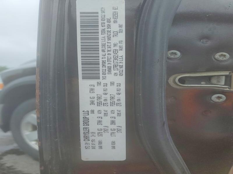 2010 Dodge Ram 1500 მანქანა იყიდება აუქციონზე, vin: 1D7RB1GT3AS214550, აუქციონის ნომერი: 62900096