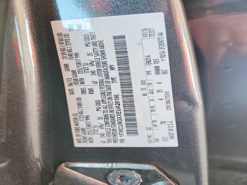 66478576 :رقم المزاد ، 1FMCU9GXXEUA26156 vin ، 2014 Ford Escape مزاد بيع