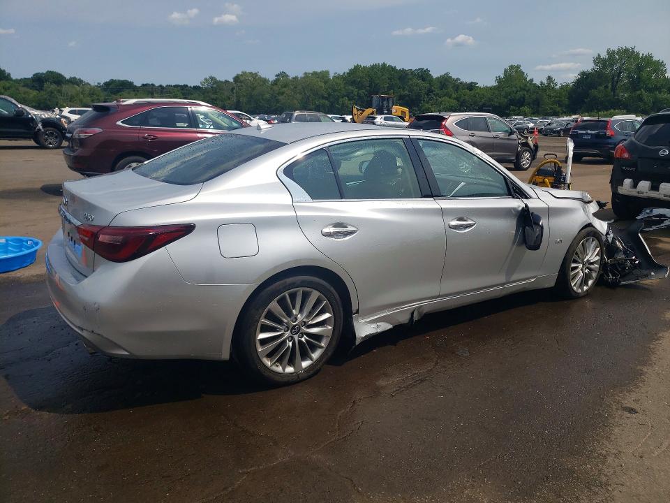 2019 Infiniti Q50 მანქანა იყიდება აუქციონზე, vin: JN1EV7AR3KM593154, აუქციონის ნომერი: 64014486