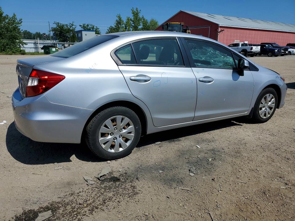 Продажа на аукционе авто 2012 Honda Civic, vin: 2HGFB2F44CH117592, номер лота: 65910026
