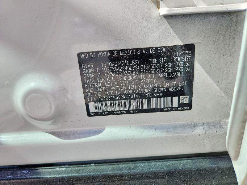 Продаж на аукціоні авто 2024 Honda Hr-v, vin: 3CZRZ1H30RM730142, номер лоту: 67205856