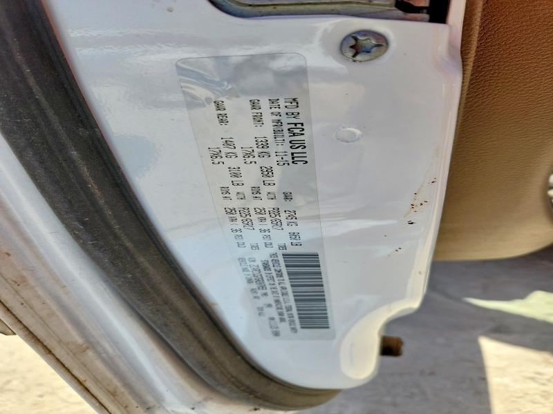 66008036 :رقم المزاد ، 2C4RC1CG7GR207059 vin ، 2016 Chrysler Town & Country مزاد بيع