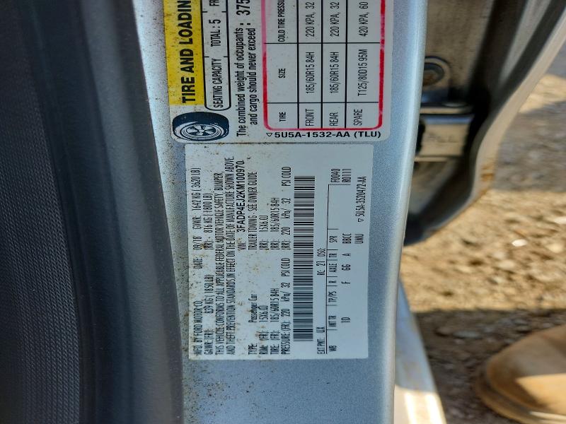 Продаж на аукціоні авто 2019 Ford Fiesta, vin: 3FADP4EJ2KM100970, номер лоту: 64107956