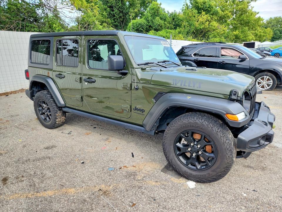 65464096 :رقم المزاد ، 1C4HJXDN6MW819791 vin ، 2021 Jeep Wrangler Unlimited مزاد بيع