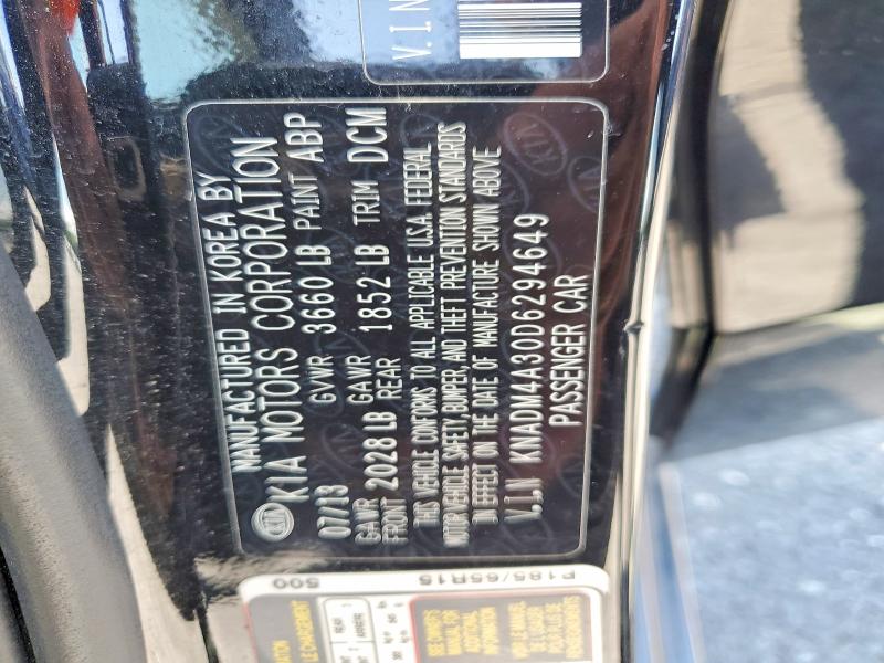 Продаж на аукціоні авто 2013 Kia Rio, vin: KNADM4A30D6294649, номер лоту: 63521946