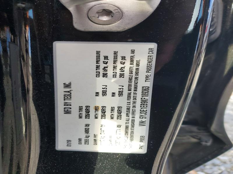 Aukcja sprzedaży 2019 Tesla Model 3, vin: 5YJ3E1EB9KF189363, numer aukcji: 67316976