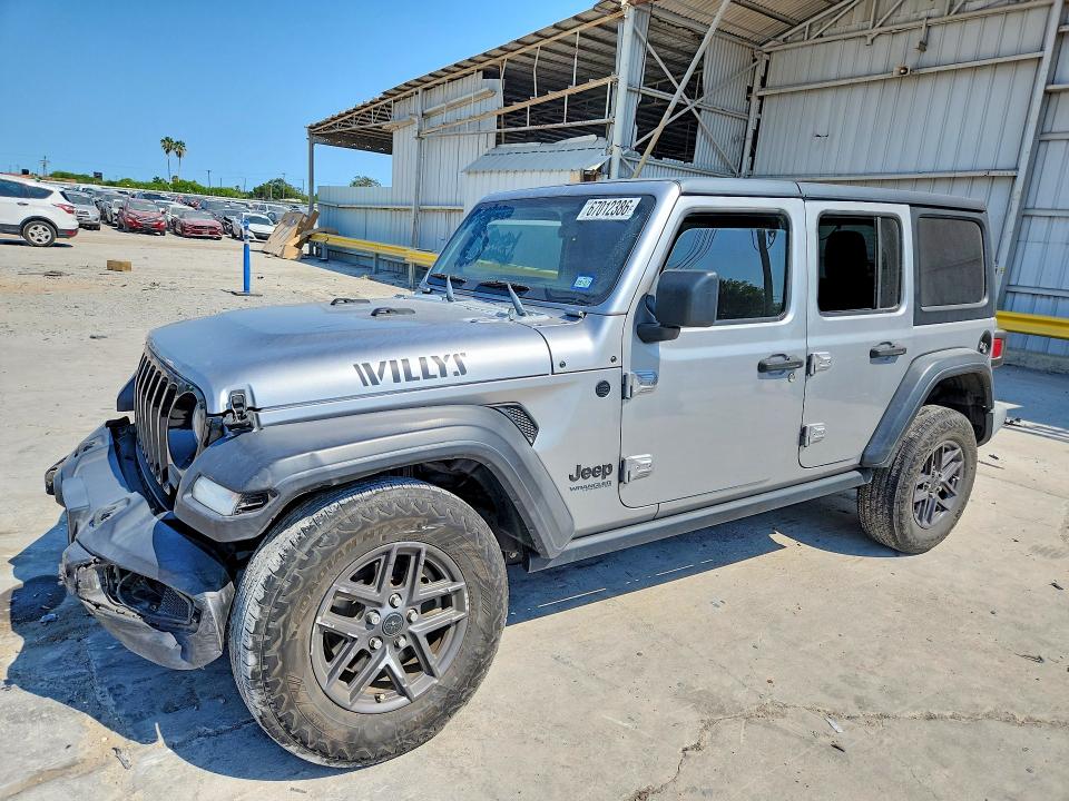 67012386 :رقم المزاد ، 1C4HJXDN1MW548977 vin ، 2021 Jeep Wrangler Unlimited مزاد بيع