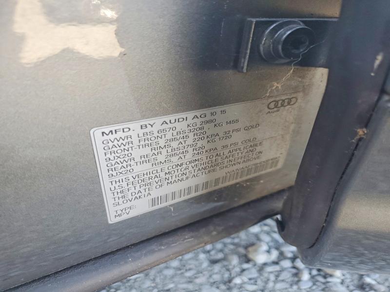 Aukcja sprzedaży 2017 Audi Q7, vin: WA1VAAF78HD001697, numer aukcji: 65499326