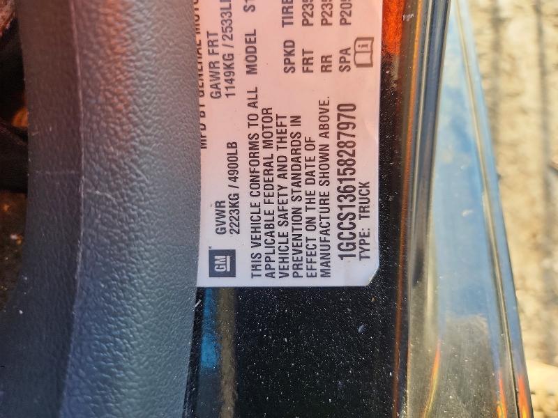 64334916 :رقم المزاد ، 1GCCS136158287970 vin ، 2005 Chevrolet Colorado مزاد بيع