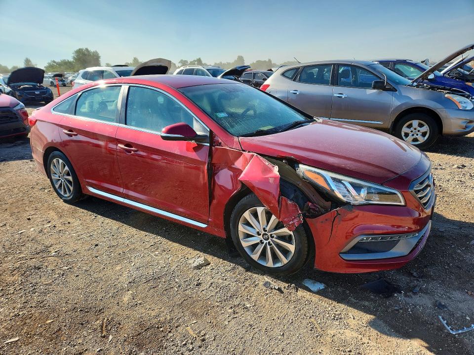 65050956 :رقم المزاد ، 5NPE34AF3GH389432 vin ، 2016 Hyundai Sonata مزاد بيع
