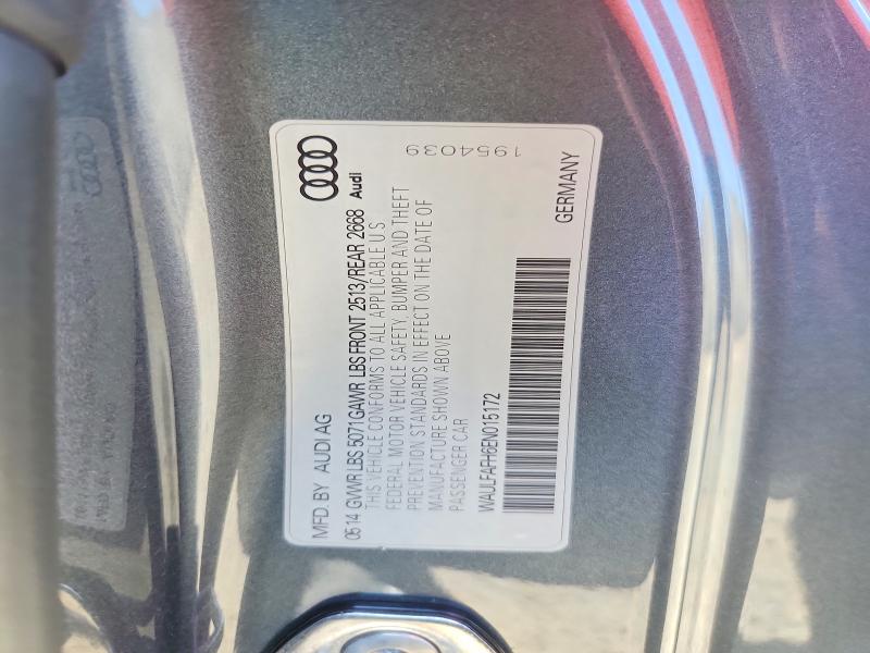 66351586 :رقم المزاد ، WAULFAFH6EN015172 vin ، 2014 Audi A5 مزاد بيع