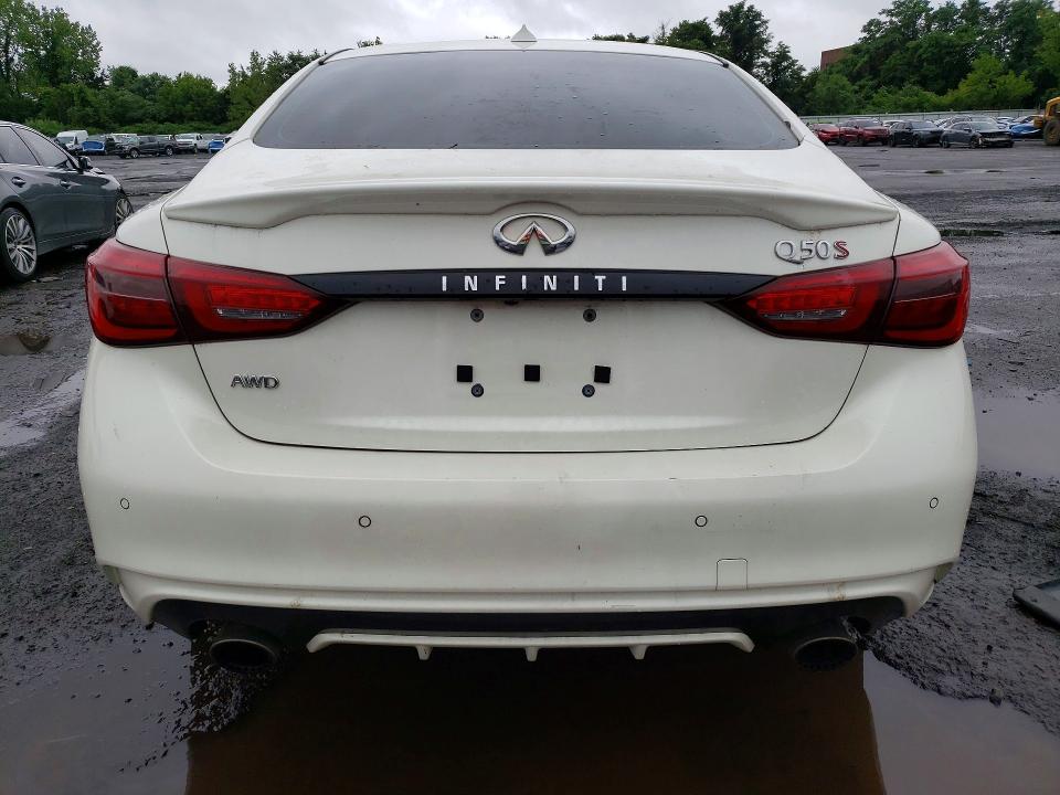 2018 Infiniti Q50 მანქანა იყიდება აუქციონზე, vin: JN1FV7AR5JM480633, აუქციონის ნომერი: 62165666