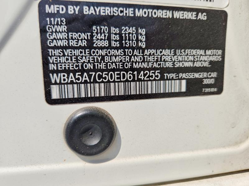 Продаж на аукціоні авто 2014 Bmw 528, vin: WBA5A7C50ED614255, номер лоту: 64235696