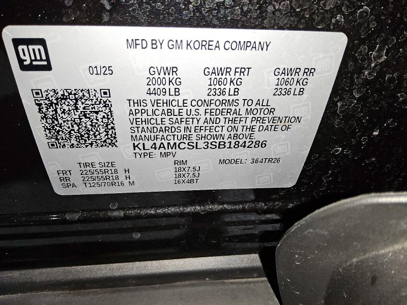 63725356 :رقم المزاد ، KL4AMCSL3SB184286 vin ، 2025 Buick Encore Gx مزاد بيع