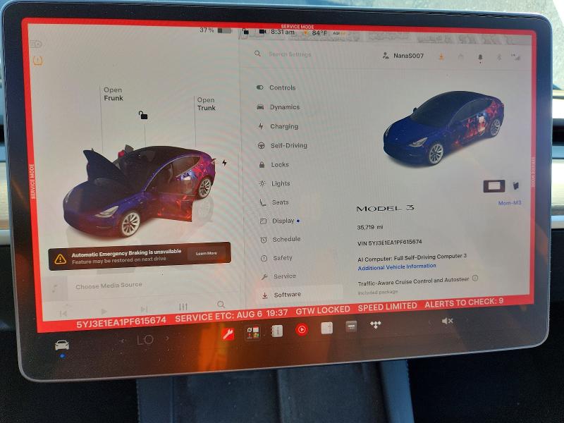 Aukcja sprzedaży 2023 Tesla Model 3, vin: 5YJ3E1EA1PF615674, numer aukcji: 64284376
