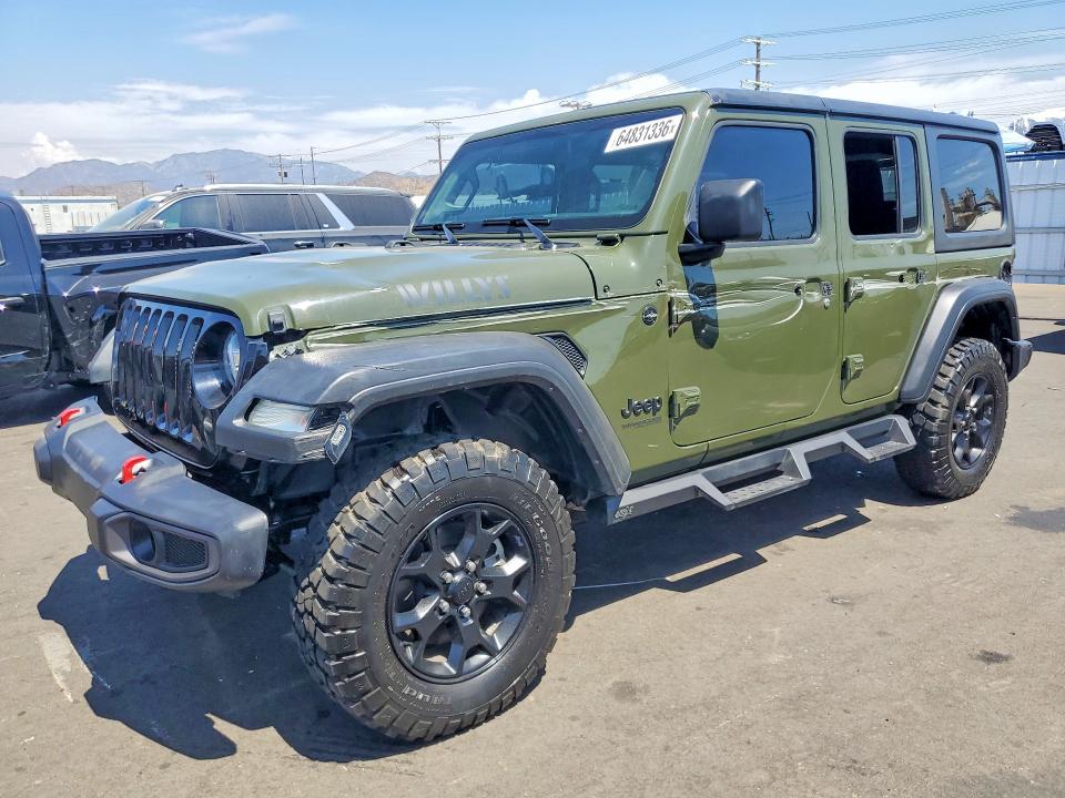 Продаж на аукціоні авто 2022 Jeep Wrangler Unlimited, vin: 1C4HJXDG2NW196267, номер лоту: 64831336