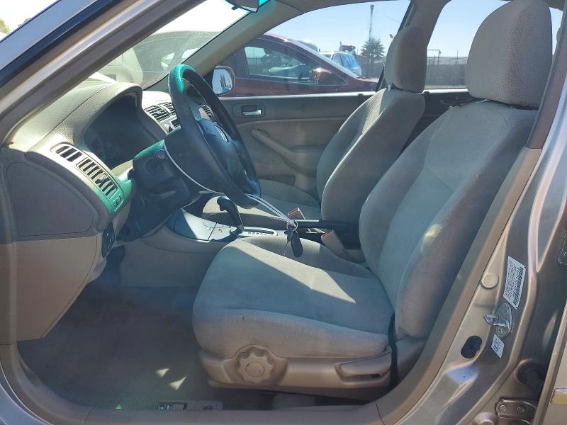 65491576 :رقم المزاد ، 1HGES26742L043758 vin ، 2002 Honda Civic مزاد بيع