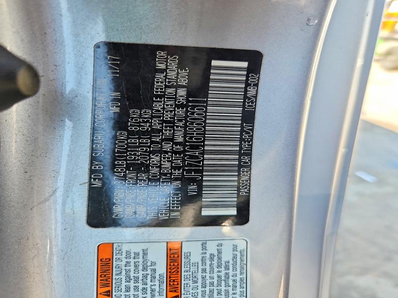 Продаж на аукціоні авто 2017 Subaru Brz, vin: JF1ZCAC16H8606611, номер лоту: 63783426