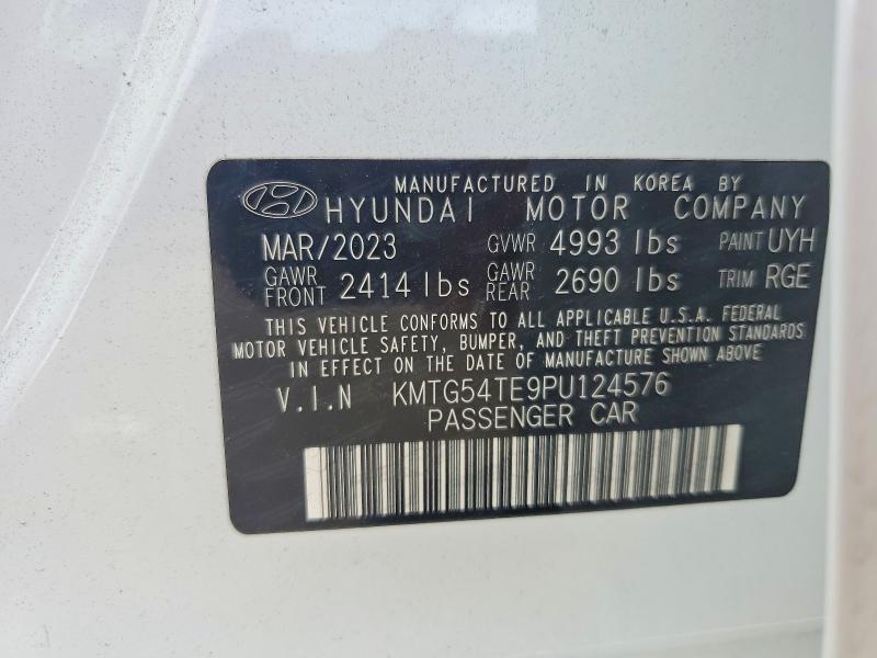Auction sale of the 2023 Genesis G70, vin: KMTG54TE9PU124576, lot number: 66839056