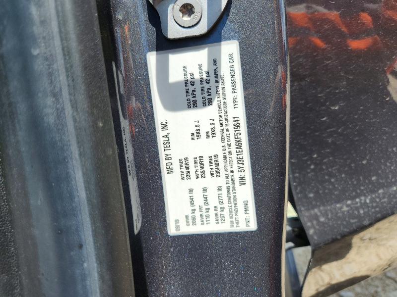 Aukcja sprzedaży 2019 Tesla Model 3, vin: 5YJ3E1EA6KF519841, numer aukcji: 64805906