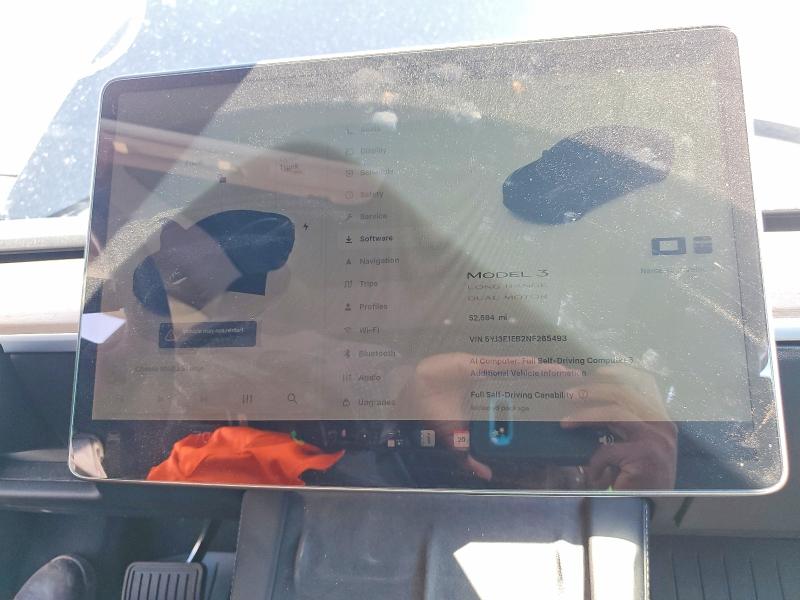 Aukcja sprzedaży 2022 Tesla Model 3, vin: 5YJ3E1EB2NF265493, numer aukcji: 65606776