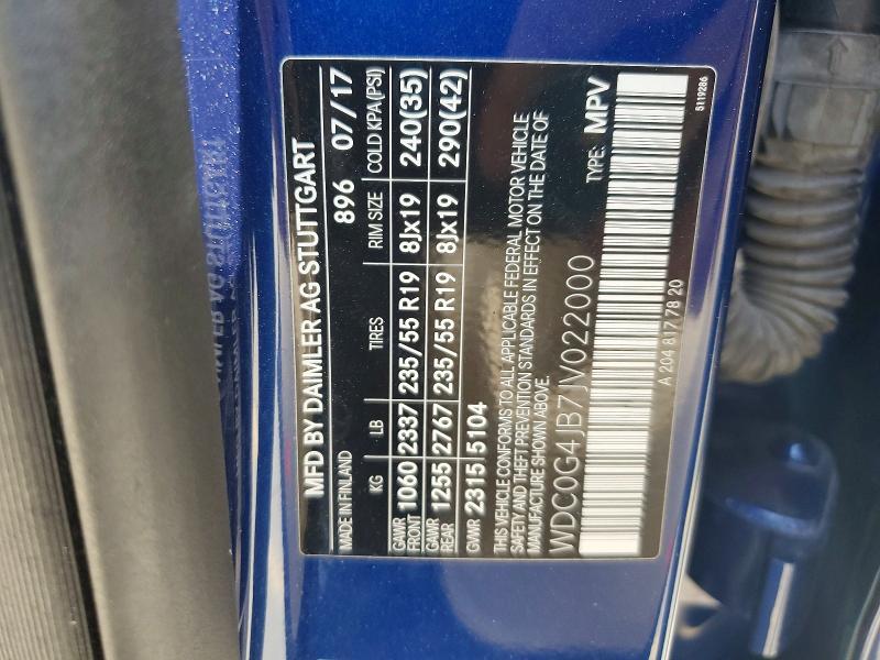 Продажа на аукционе авто 2018 Mercedes-benz Glc, vin: WDC0G4JB7JV022000, номер лота: 66075446