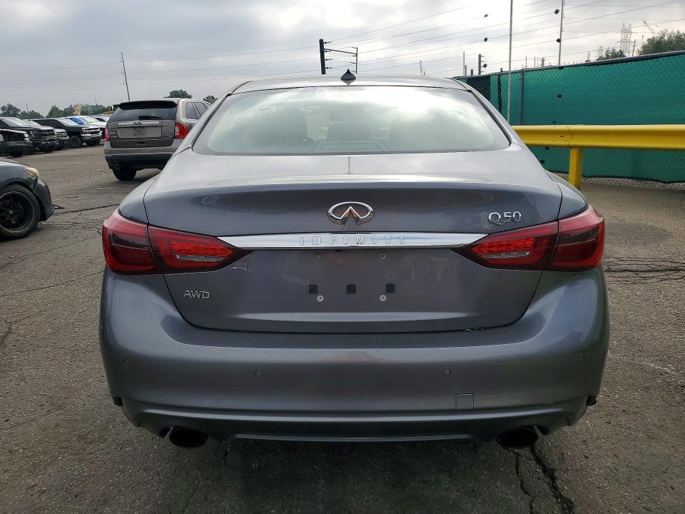 2018 Infiniti Q50 მანქანა იყიდება აუქციონზე, vin: JN1EV7AR1JM438410, აუქციონის ნომერი: 63252366