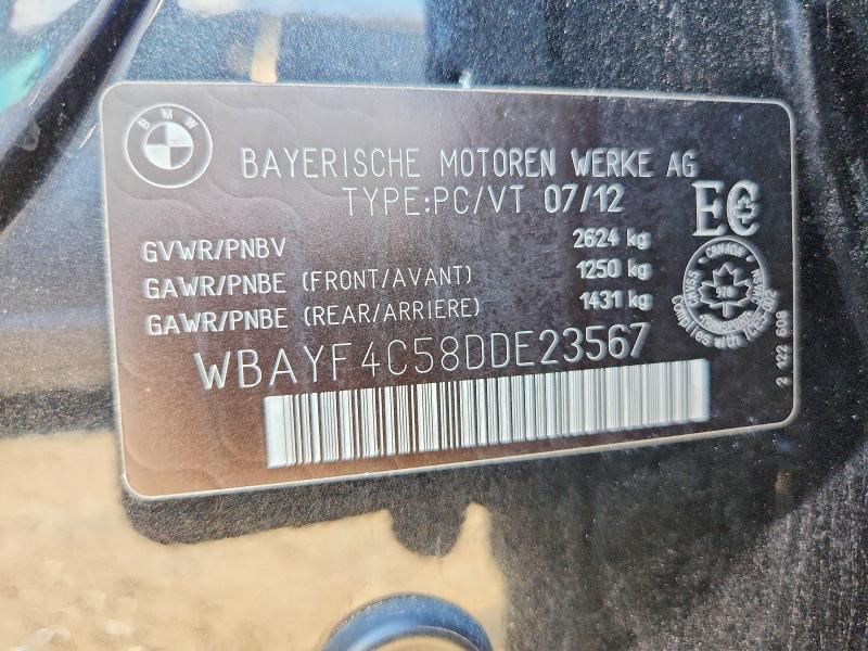 Продаж на аукціоні авто 2013 Bmw 740, vin: WBAYF4C58DDE23567, номер лоту: 65351496