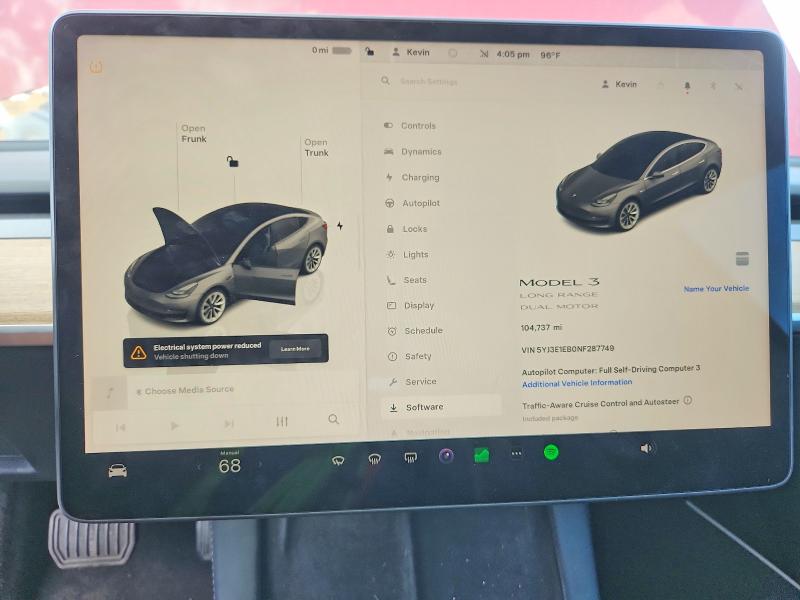Продаж на аукціоні авто 2022 Tesla Model 3, vin: 5YJ3E1EB0NF287749, номер лоту: 65686486