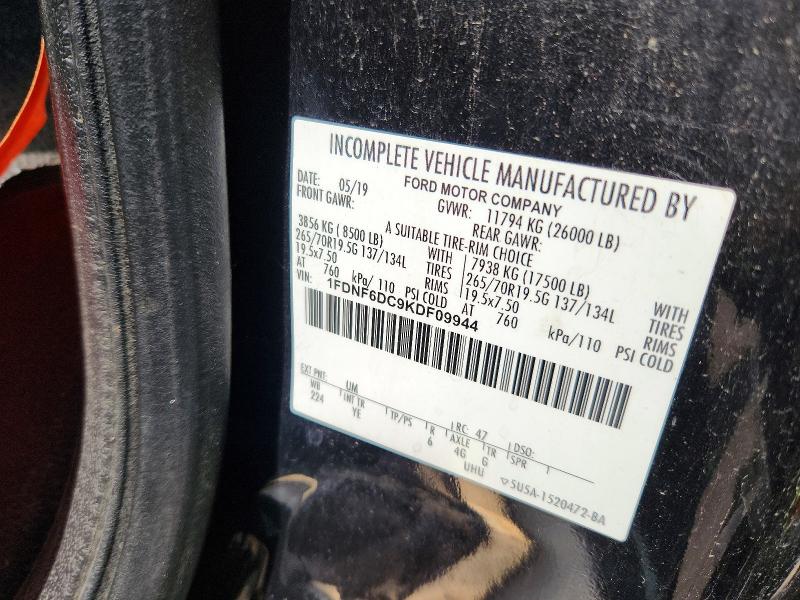 2019 Ford F650 მანქანა იყიდება აუქციონზე, vin: 1FDNF6DC9KDF09944, აუქციონის ნომერი: 66442396
