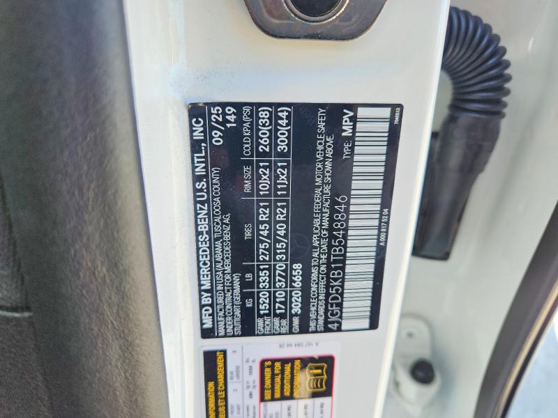 64792376 :رقم المزاد ، 4JGFD5KB1TB548846 vin ، 2026 Mercedes-benz Gle Coupe مزاد بيع