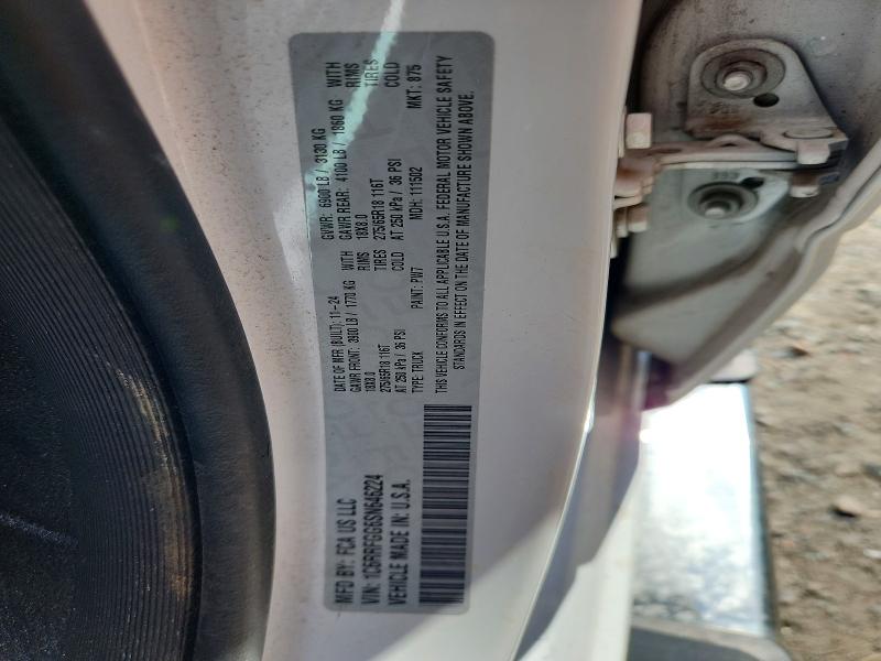 Aukcja sprzedaży 2025 Ram 1500, vin: 1C6RRFGG6SN646224, numer aukcji: 65759086