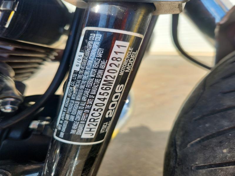 66931556 :رقم المزاد ، JH2RC50456M202811 vin ، 2006 Honda Vt750 مزاد بيع