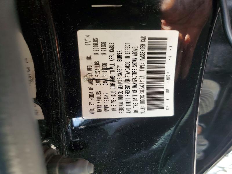 Продаж на аукціоні авто 2014 Honda Accord, vin: 1HGCR2F3XEA272137, номер лоту: 64562406
