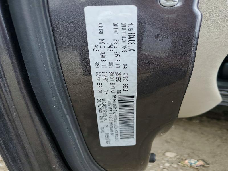 Продаж на аукціоні авто 2017 Dodge Grand Caravan, vin: 2C4RDGBG1HR589916, номер лоту: 64667006