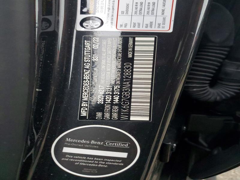 Продажа на аукционе авто 2022 Mercedes-benz S, vin: W1K6G7GB3NA128830, номер лота: 64284606